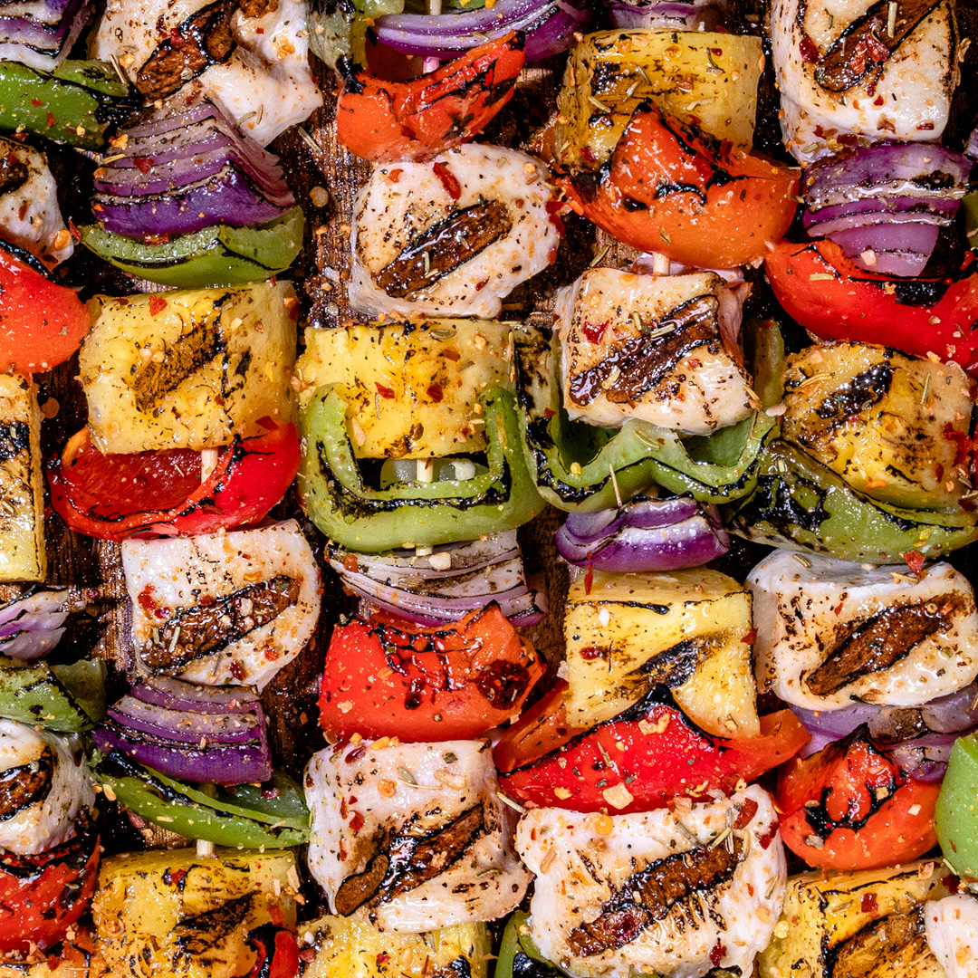 Kickin’ Tropic Chicken Skewers - Weber Seasonings