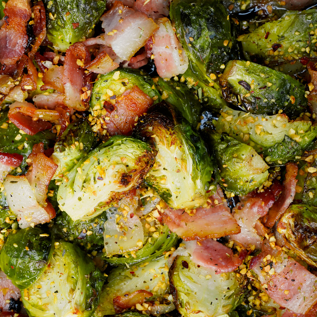 Grilled Bacon Brussel Sprouts  - Weber Seasonings