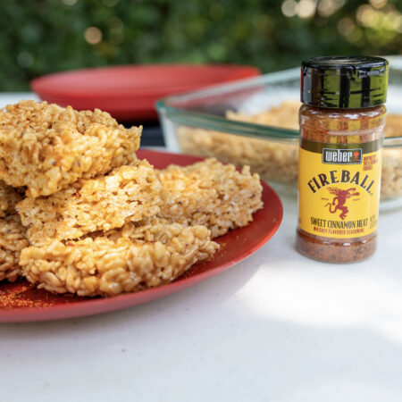 Image of Rice “Whisky” Treats with Fireball Whiskey Flavored Seasoning by Weber® Recipe