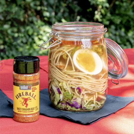 Image of Easy Pork Ramen with Fireball Whiskey Flavored Seasoning by Weber® Recipe