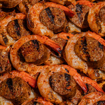 Image of Shrimp and Chorizo Skewers
