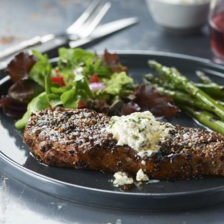 Image of Chicago Steak With Homemade Herbed Cream Cheese
