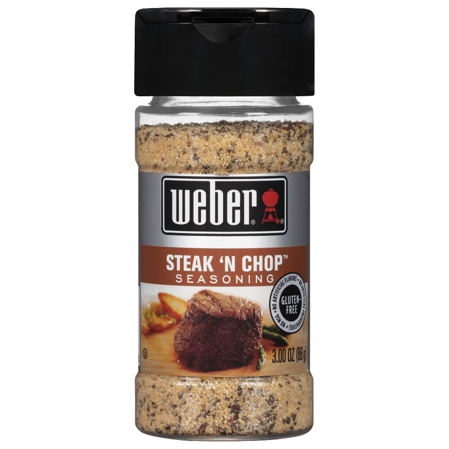 Perfectly Seasoned Steak with Weber Salt-Free Steak Seasoning