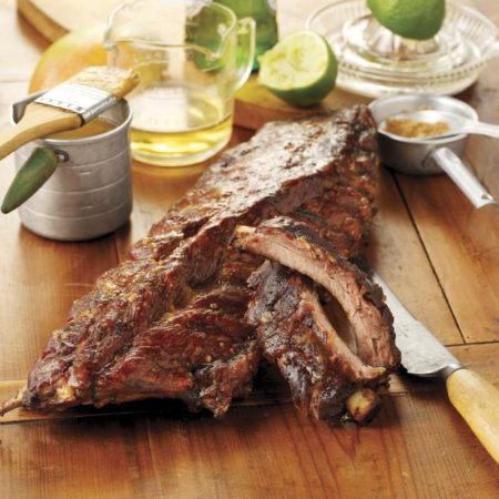Image of Beer-Bathed Barbeque Ribs Recipe