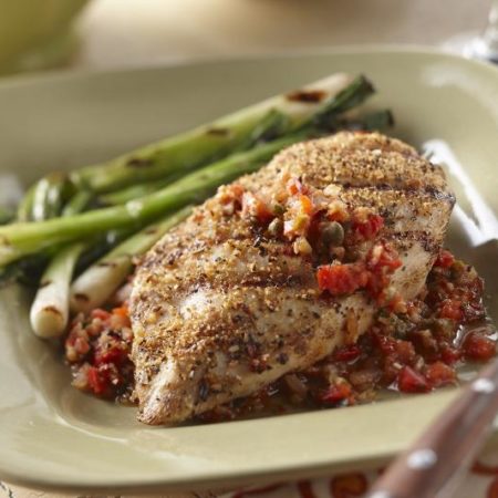 Image of Spanish Style Grilled Chicken With Romesco Relish 